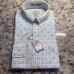 Jos. A. Bank 1905 Collection Tailored Fit button-down plaid shirt